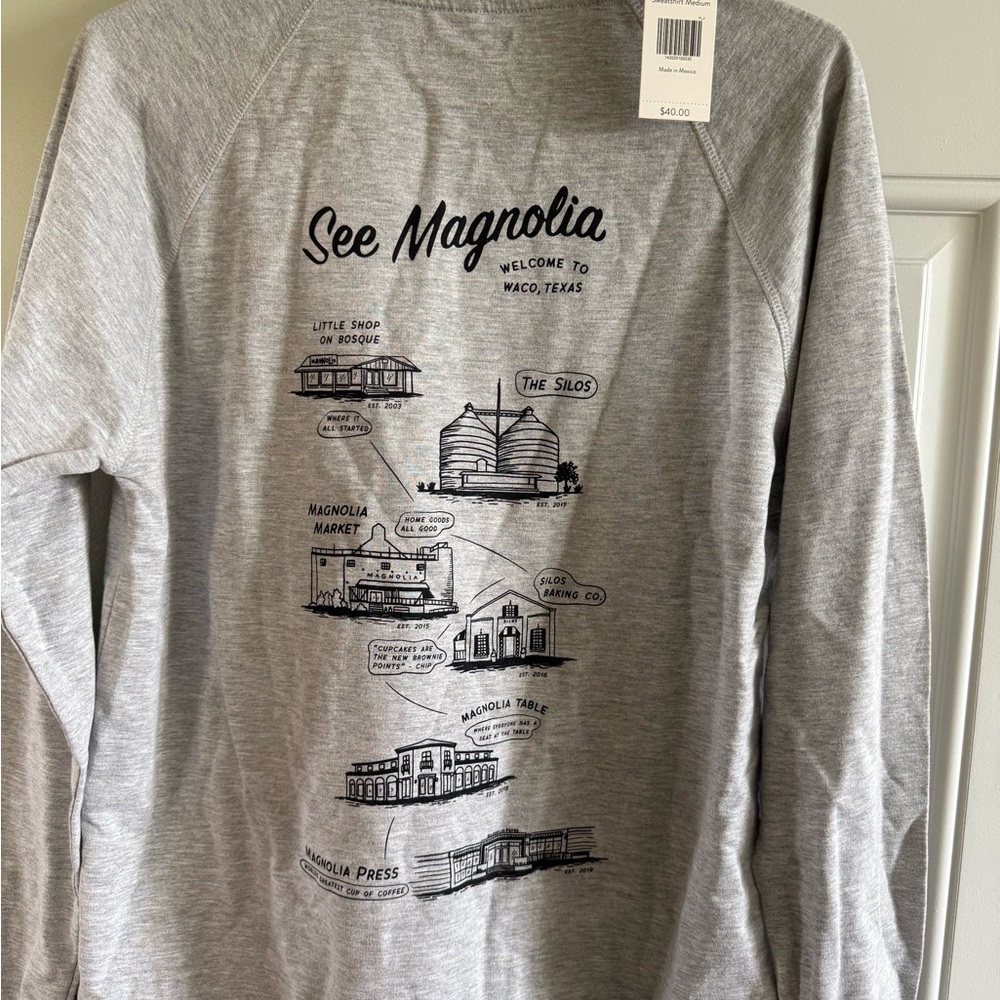 Magnolia Gray Graphic long sleeve T
